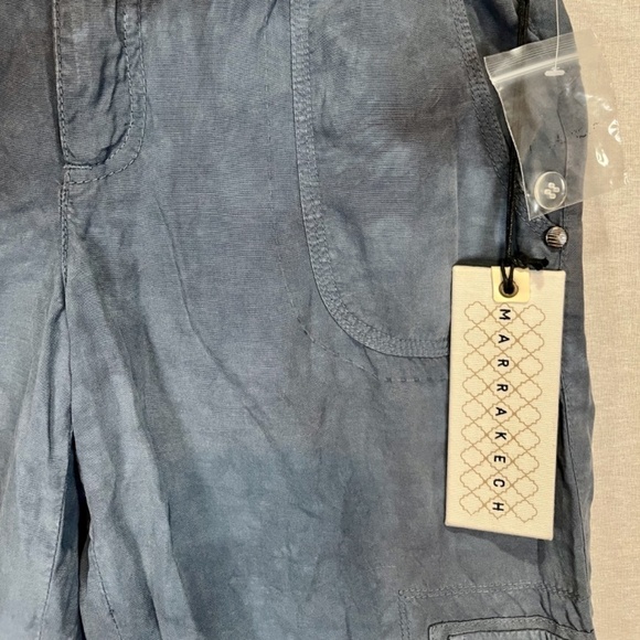 MARRAKECH (ANTHROPOLOGIE), ZIPPED CARGO CROPPED CARPIS. NWT - Picture 6 of 7